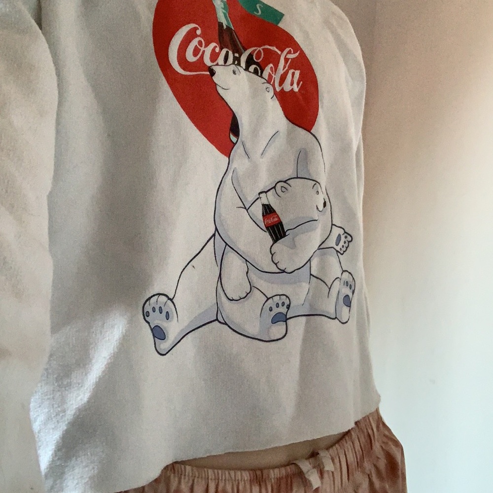 CocaCola cropped sweater